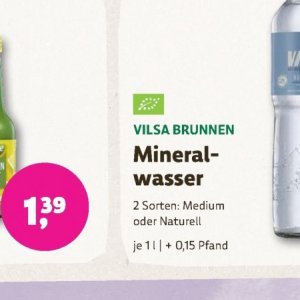 Mineralwasser bei BioMarkt