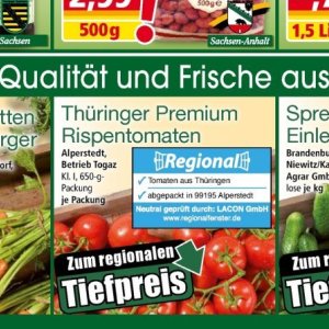 Tomaten bei Norma