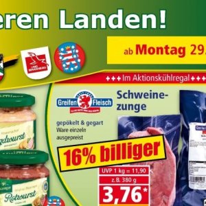 Fleisch bei Norma