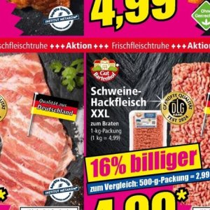 Hackfleisch bei Norma