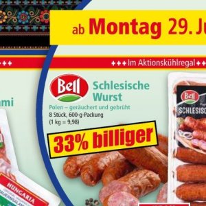 Wurst bei Norma