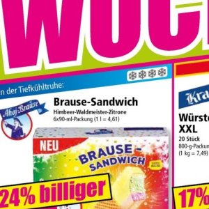 Sandwich bei Norma