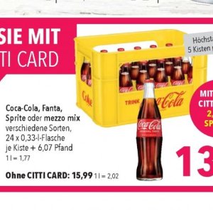 Coca-cola bei Citti Markt