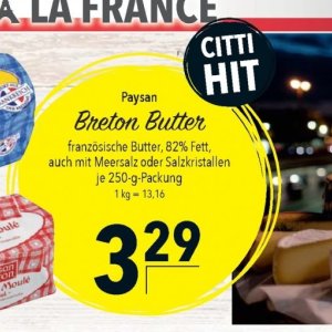 Butter bei Citti Markt