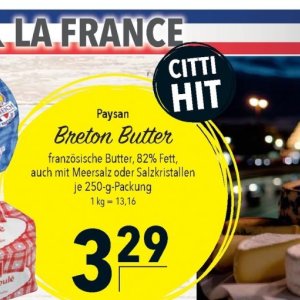 Butter bei Citti Markt