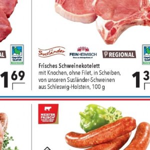 Schweinekotelett bei Citti Markt