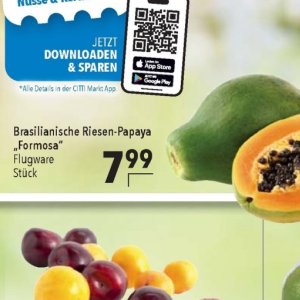 Papaya bei Citti Markt