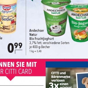 Joghurt bei Citti Markt