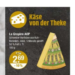 Käse bei V-Markt