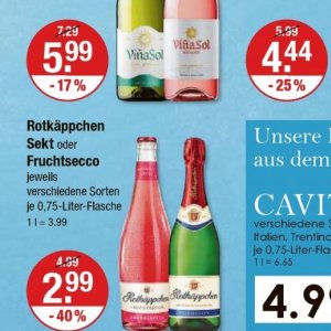 Sekt bei V-Markt