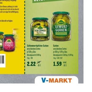 Gurken bei V-Markt