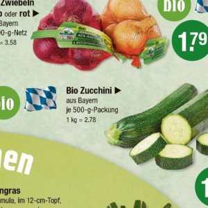 Zucchini bei V-Markt