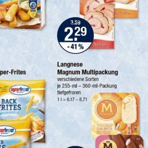 Magnum langnese bei V-Markt