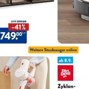 Staubsauger bei Aldi SÜD