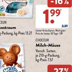 Schokolade bei Aldi SÜD