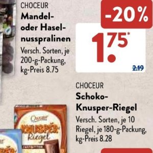 Schokolade bei Aldi SÜD