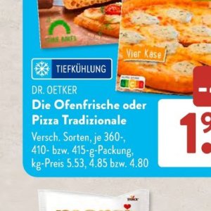 Pizza bei Aldi SÜD