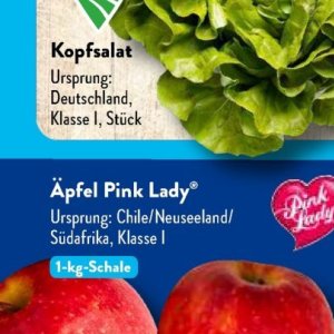 Äpfel bei Aldi SÜD