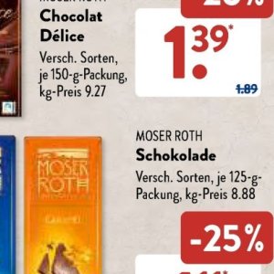 Schokolade bei Aldi SÜD