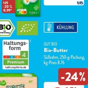 Bio-butter bei Aldi SÜD