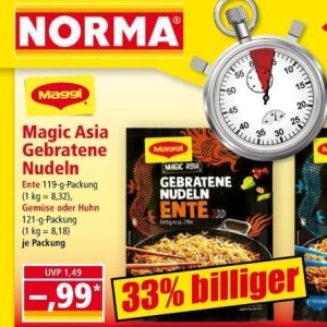 Nudeln bei Norma