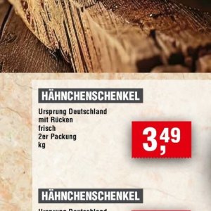 Hähnchenschenkel bei Handelshof