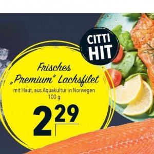 Lachsfilet bei Citti Markt