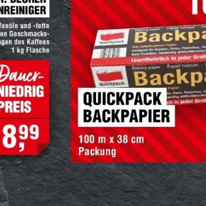 Backpapier bei Handelshof