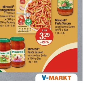 Saucen bei V-Markt