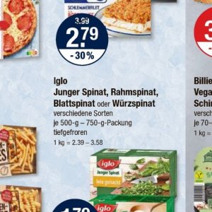 Spinat bei V-Markt