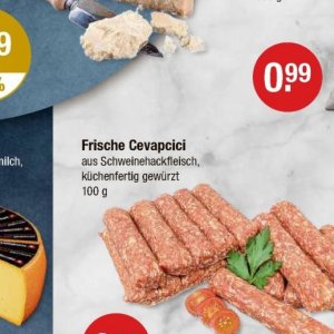 Cevapcici bei V-Markt