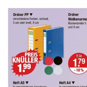 Ordner bei V-Markt