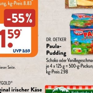 Pudding bei Aldi SÜD