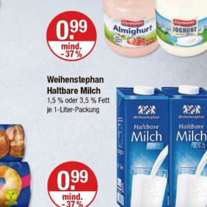 Milch bei V-Markt