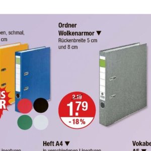 Ordner bei V-Markt