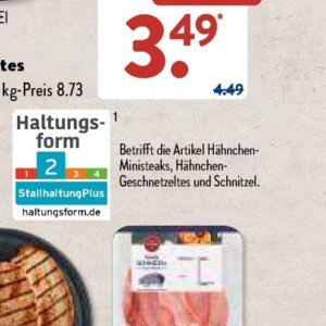 Schnitzel bei Aldi SÜD