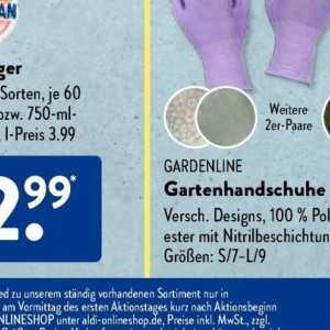 Gartenhandschuhe bei Aldi SÜD