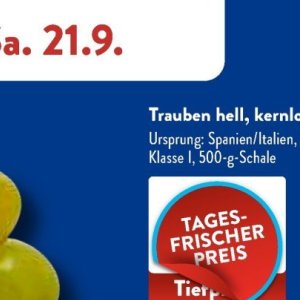 Trauben bei Aldi SÜD