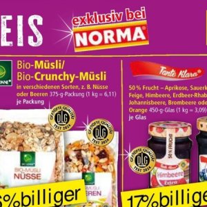 Nüsse bei Norma