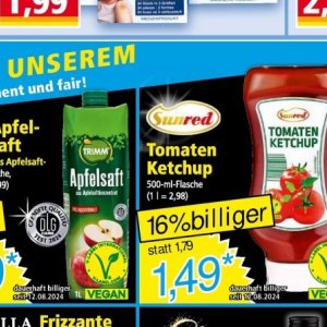 Ketchup bei Norma