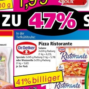 Pizza bei Norma