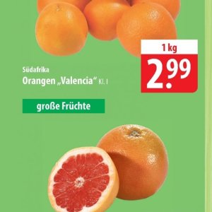 Orangen bei Famila Nord Ost