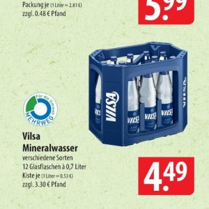 Mineralwasser bei Famila Nord Ost