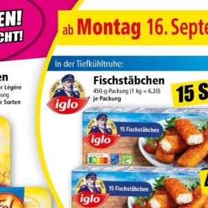 Fischstäbchen bei Norma