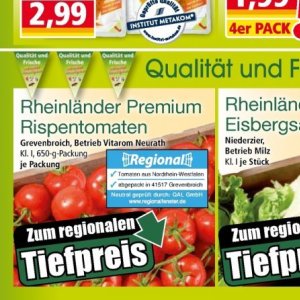 Tomaten bei Norma