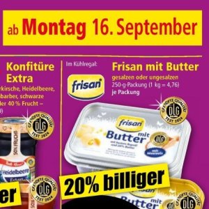 Butter bei Norma