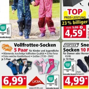 Socken bei Norma