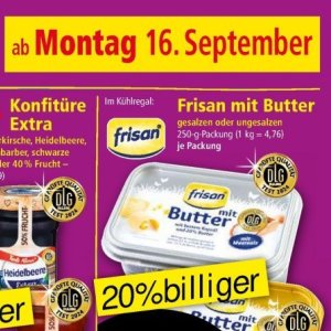 Butter bei Norma