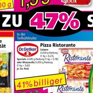 Pizza bei Norma