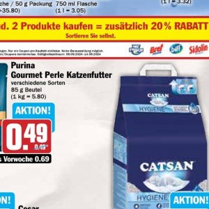 Katzenfutter purina  bei AEZ